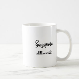 Taza De Café Paisajes urbanos de Singapur Viajes Ropa de Vacaci