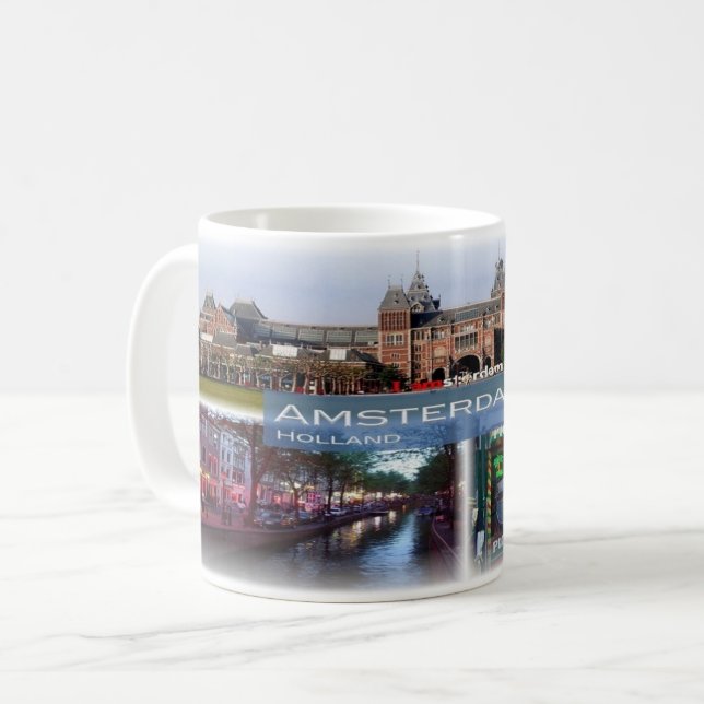 Taza De Café Países Bajos - Amsterdam - (Anverso izquierdo)