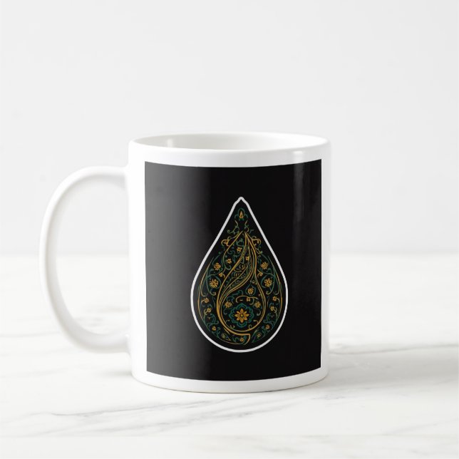 Taza De Café Paisley Boteh Cachemir  (Izquierda)