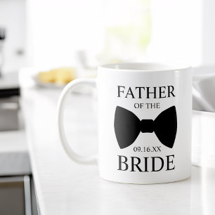 Taza De Café Pajarita moderna para el padre de la novia