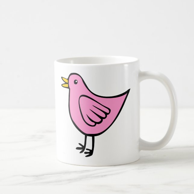 Taza De Café Pajarito 04 (Derecha)