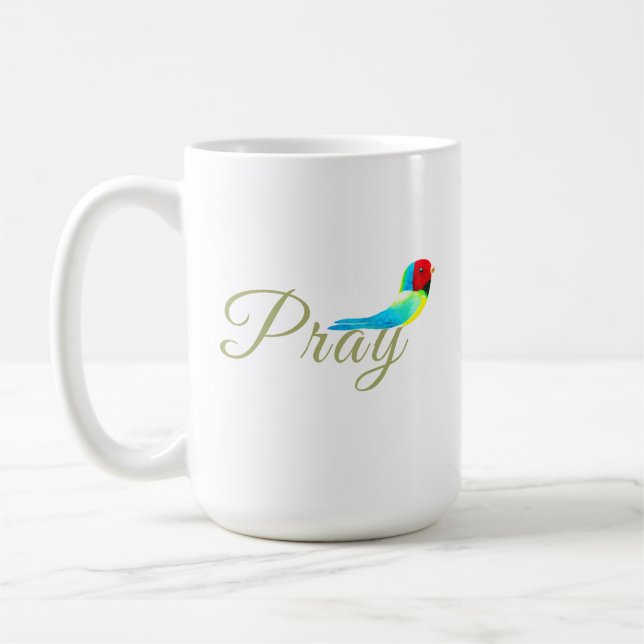 Taza De Café Pajarito de oración  (Izquierda)