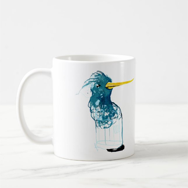 Taza De Café Pájaro (Izquierda)