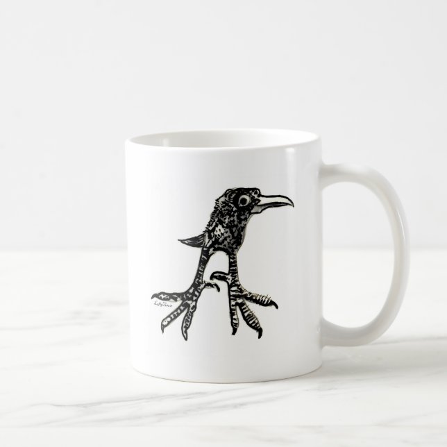 Taza De Café Pájaro adolescente (Derecha)