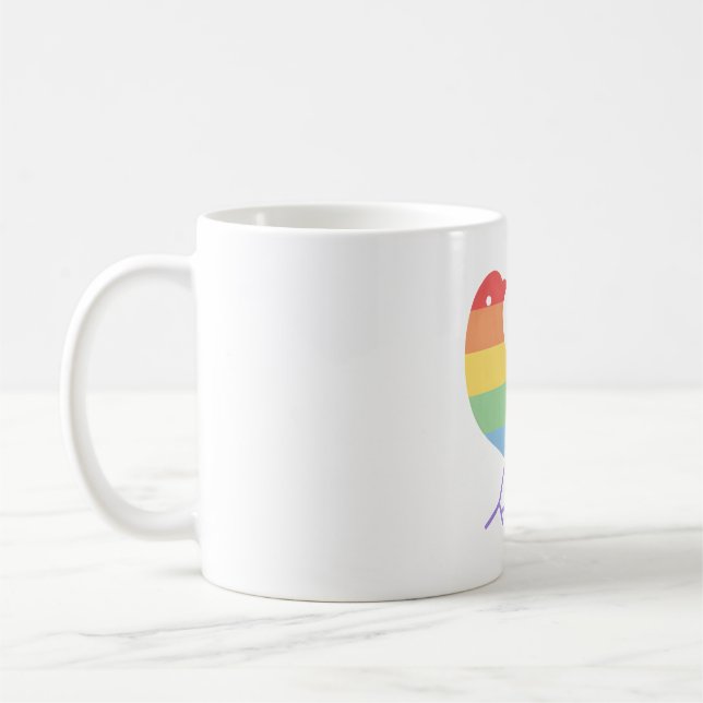 Taza De Café Pájaro arcoíris (Izquierda)