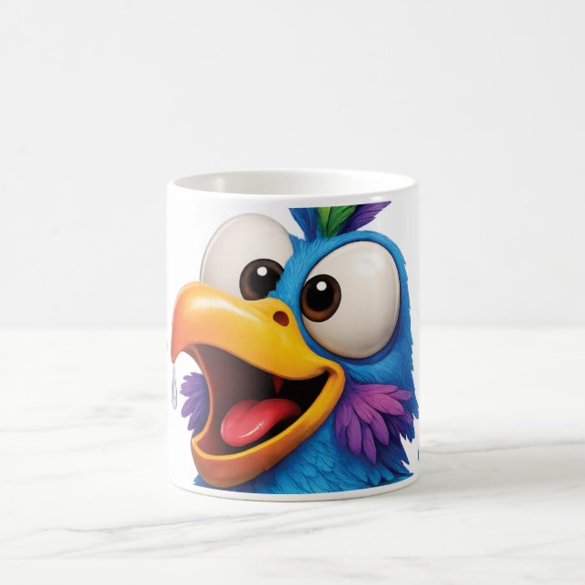 Taza De Café Pájaro Azul BirdieBird (Centro)