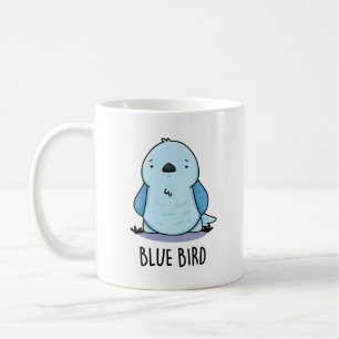 Taza De Café Pájaro Azul Chiste Animal Divertido 