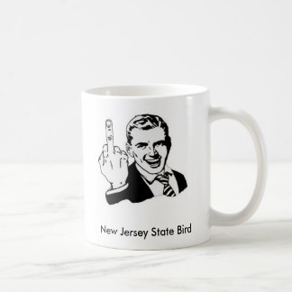 Taza De Café Pájaro de estado de New Jersey