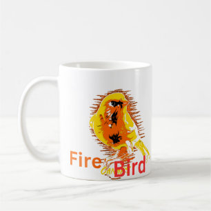 Taza De Café Pájaro de fuego
