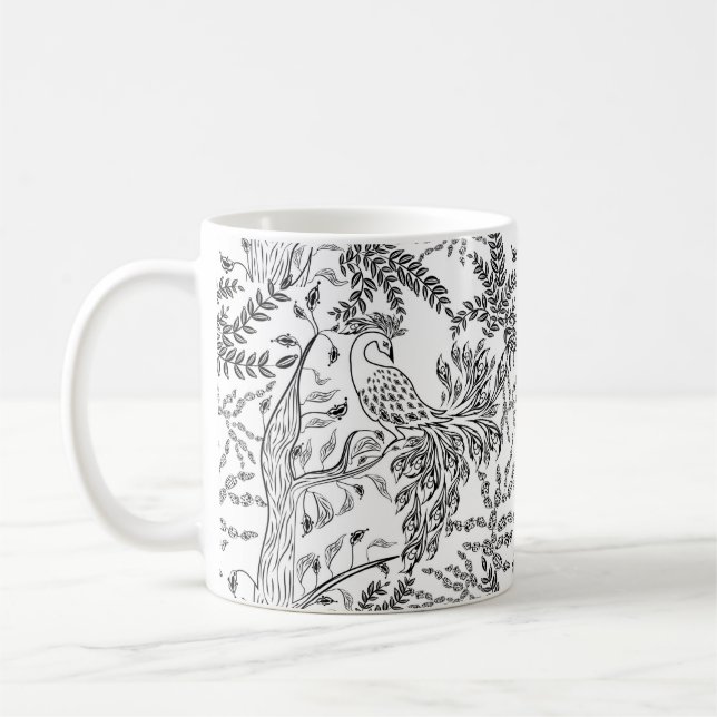 Taza De Café Pájaro de fuego, pájaro (Izquierda)