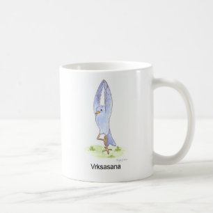 Taza De Café Pájaro de la actitud del árbol