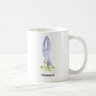 Taza De Café Pájaro de la actitud del árbol