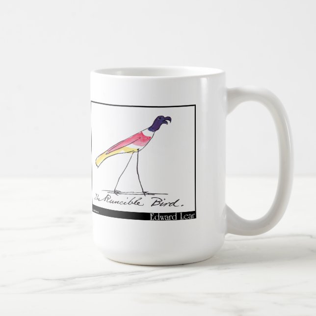Taza De Café Pájaro de Runcible de Edward Lear (Derecha)