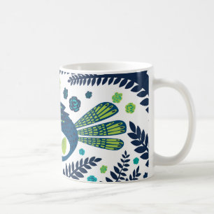 Taza De Café pájaro del arbolado