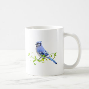 Taza De Café Pájaro del arrendajo azul