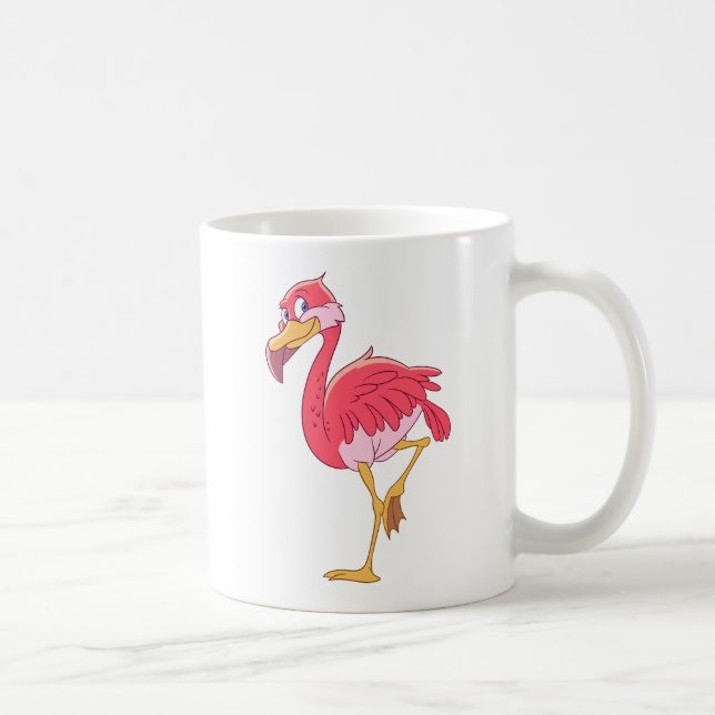 Taza De Café Pájaro del flamenco (Derecha)