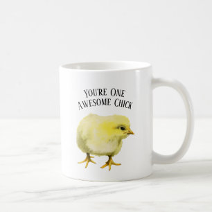 Taza De Café Pájaro divertido impresionante del pollo del beb