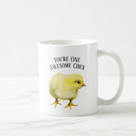 Taza De Café Pájaro divertido impresionante del pollo del bebé