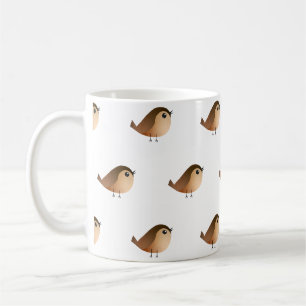Taza De Café Pájaro Gorrión