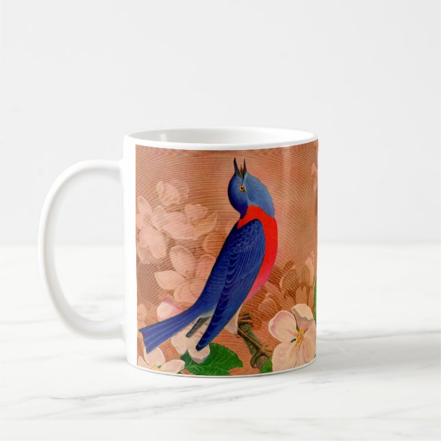 Taza De Café pájaro mozo de la felicidad (Izquierda)
