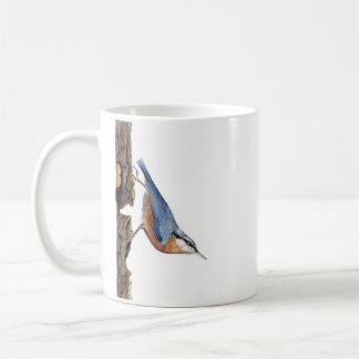 Taza De Café Pájaro nuthatch maderero (Sitta Europaea) Mug