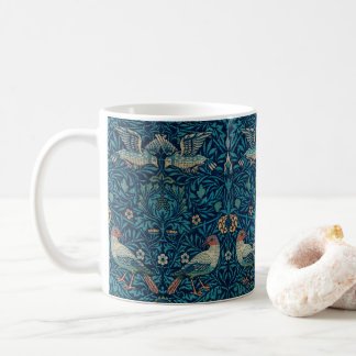 Taza De Café Pájaro por William Morris, Arte textil de jardín v