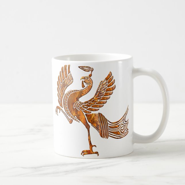 Taza De Café Pájaro rojizo (Derecha)