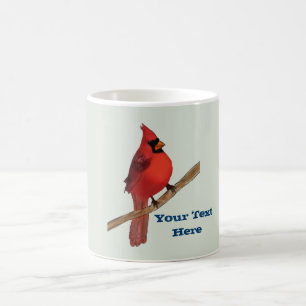 Taza De Café Pájaro rojo cardinal septentrional