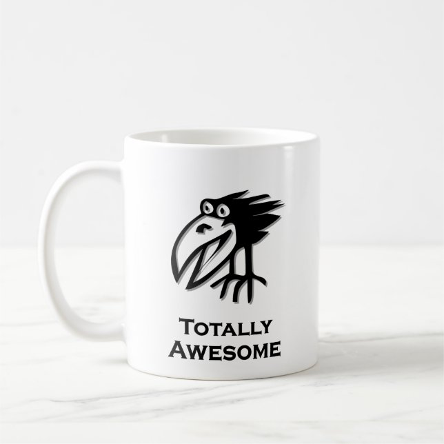 Taza De Café Pájaro Totalmente Asombroso (Izquierda)