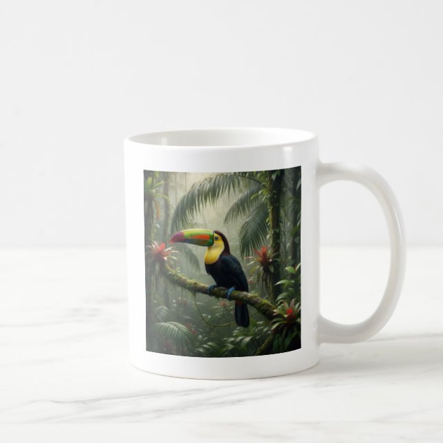Taza De Café Pájaro Tucán (Derecha)