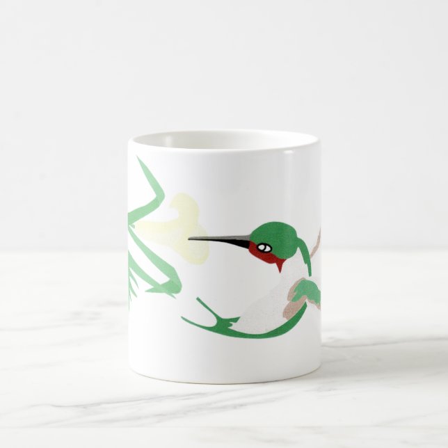 Taza De Café pájaro zumbido (Centro)