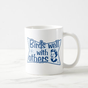 Taza De Café Pájaros bien con otros