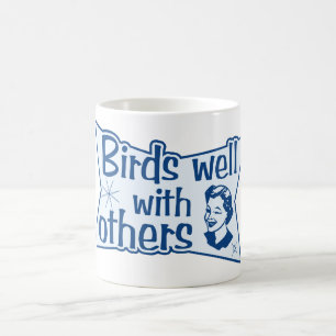 Taza De Café Pájaros bien con otros