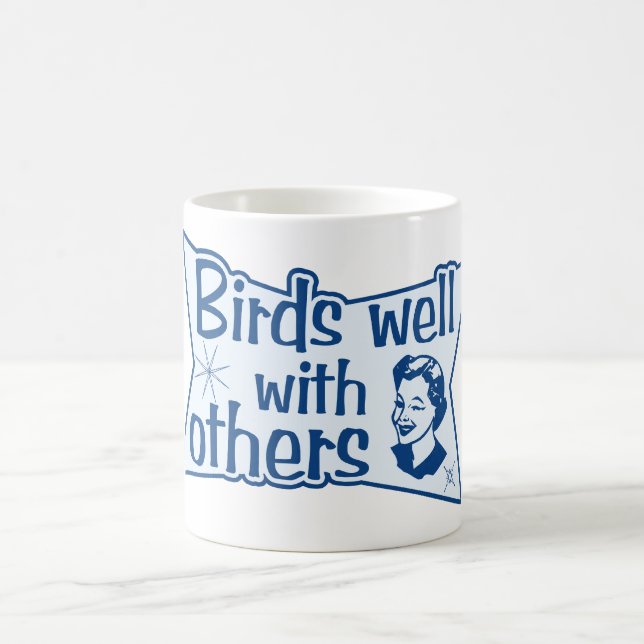 Taza De Café Pájaros bien con otros (Centro)