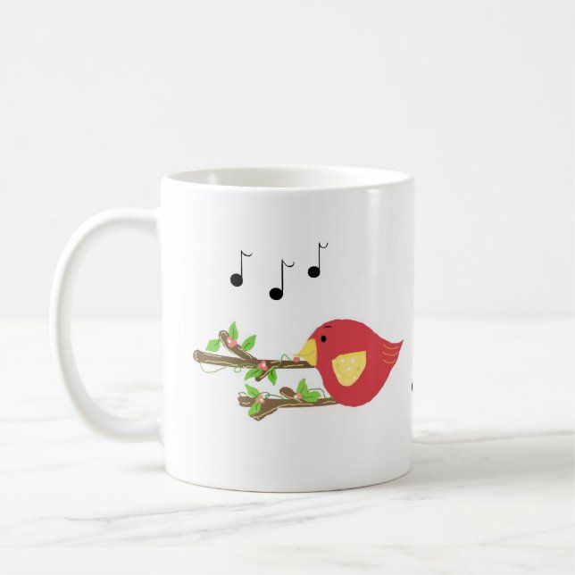 Taza De Café Pájaros cantores (Izquierda)