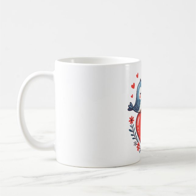 Taza De Café Pájaros de amor (Izquierda)