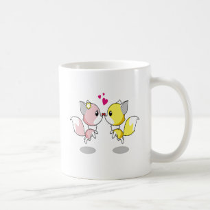 Taza De Café Pájaros de Amor Adorables