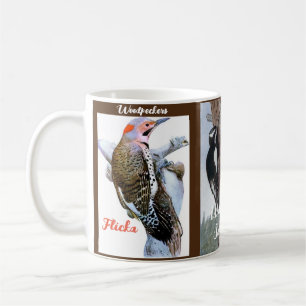 Taza De Café "Pájaros de madera en el trabajo"