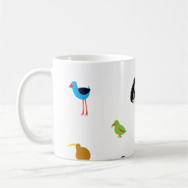 Taza De Café Pájaros de Nueva Zelanda