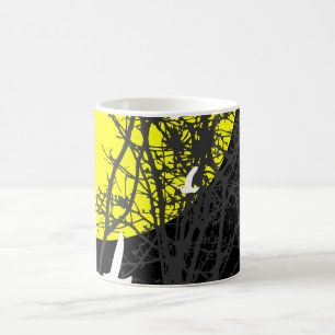 Taza De Café pájaros de silucida