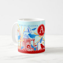 Pájaros de una pluma juntan Mug Aqua
