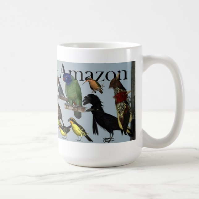 Taza De Café Pájaros del lavabo del Amazonas (Derecha)