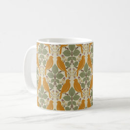 Taza De Café Pájaros en un tazón de café de Berry Bramble