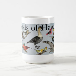 Taza De Café Pájaros endémicos de Hawai'i