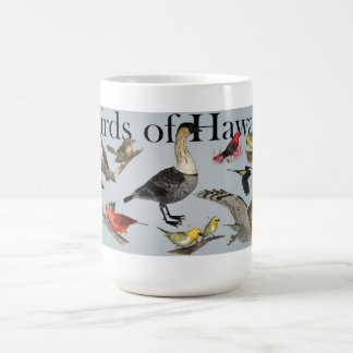 Taza De Café Pájaros endémicos de Hawai'i