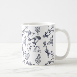 Taza De Café Pájaros hadas