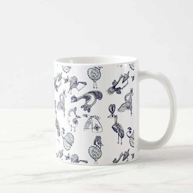 Taza De Café Pájaros hadas (Derecha)