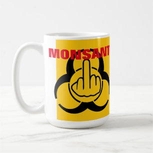 Taza De Café Pájaros Mug que vuelan Monsanto Bio Hazaña Flip