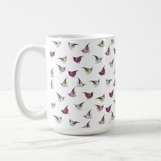 Taza De Café Pájaros pequeños (Izquierda)