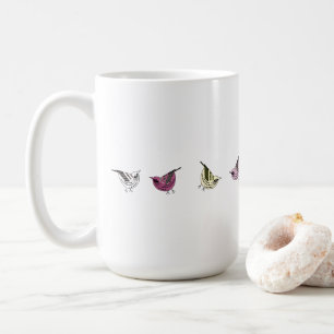 Taza De Café Pájaros pequeños